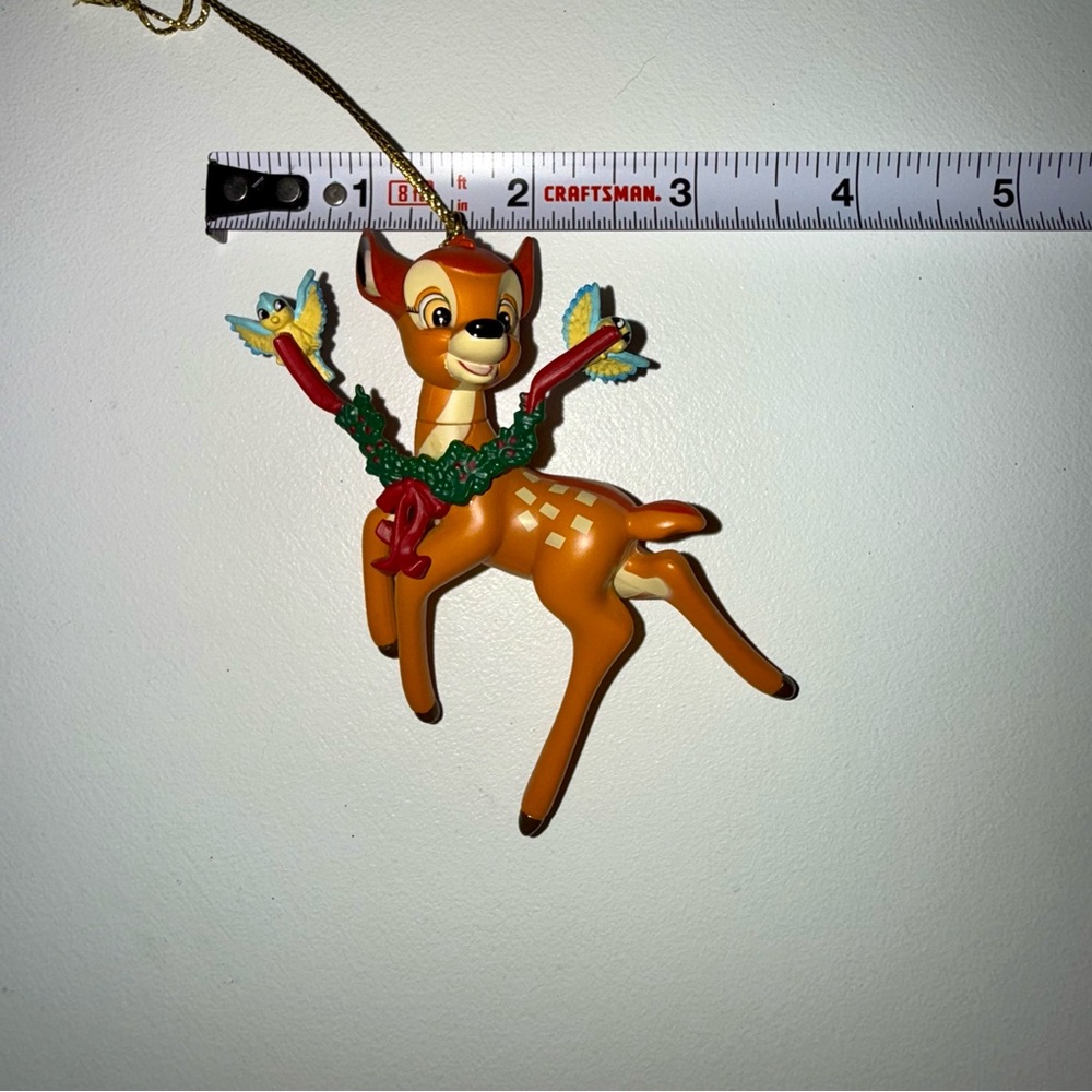 Bambi Christmas ornament, Grolier collection, vintage - circa 1980-1990
